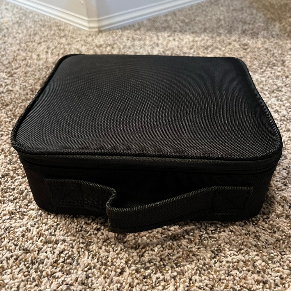 Black make up case